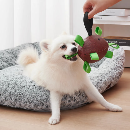 Dog Toys Soccer Ball with Straps