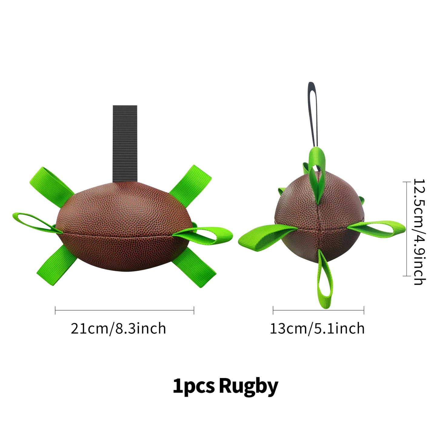 Dog Toys Soccer Ball with Straps