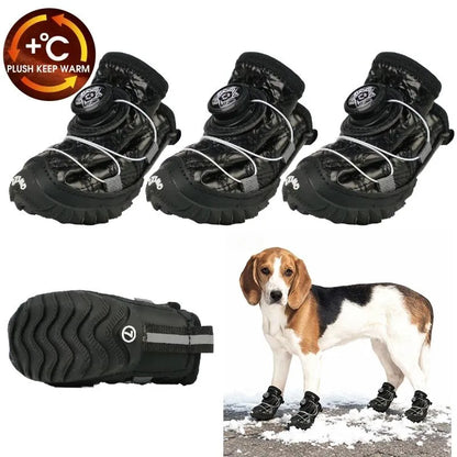 Winter Dog Boots – Warm, Waterproof & Paw-Protecting Shoes for Dogs