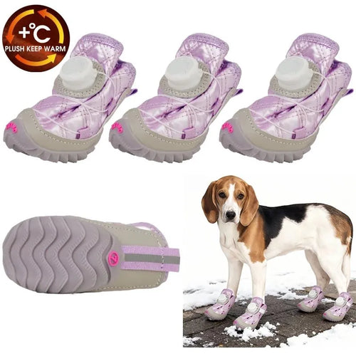 Winter Dog Boots – Warm, Waterproof & Paw-Protecting Shoes for Dogs