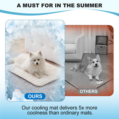 PETART Pet Cooling Mat – Instant Comfort for Dogs & Cats 🐾