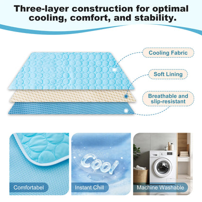 PETART Pet Cooling Mat – Instant Comfort for Dogs & Cats 🐾