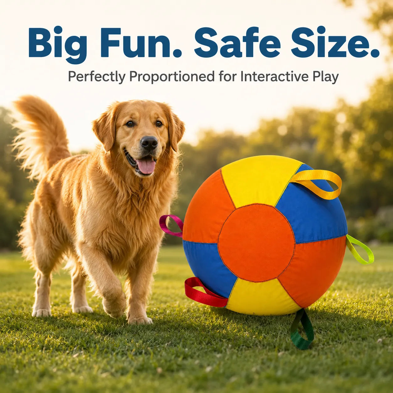 PETART Viral Giant Ball – Interactive Dog Play Ball