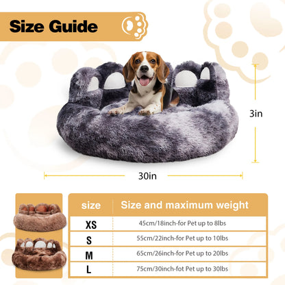 Cute Dog Bed - Bear Paw Shape