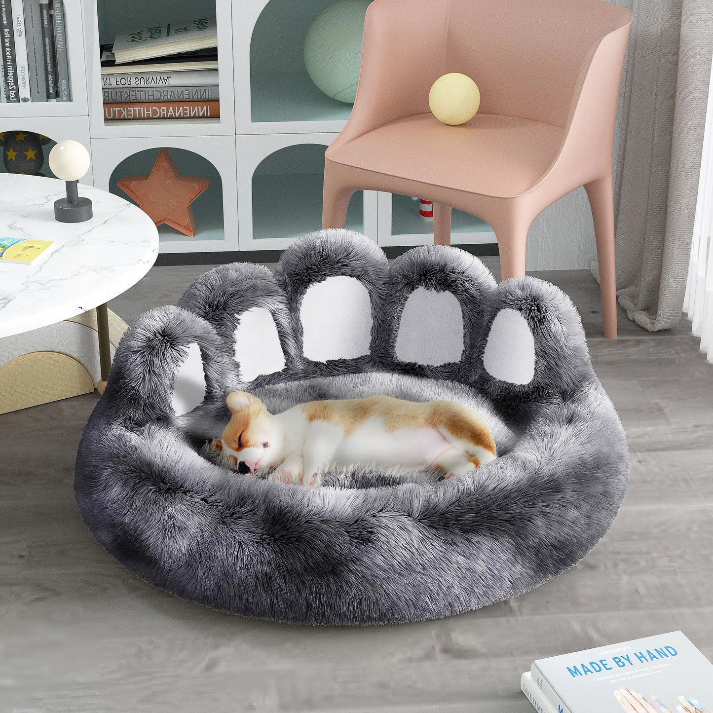Cute Dog Bed - Bear Paw Shape
